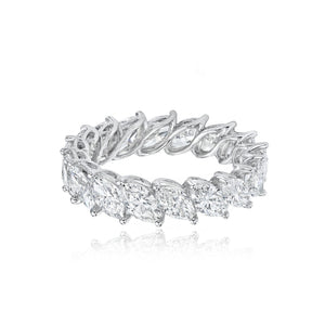 Bridal Marquise Cut Eternity Ring