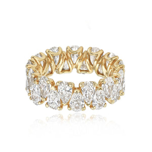 Bridal Pear Cut Eternity Ring