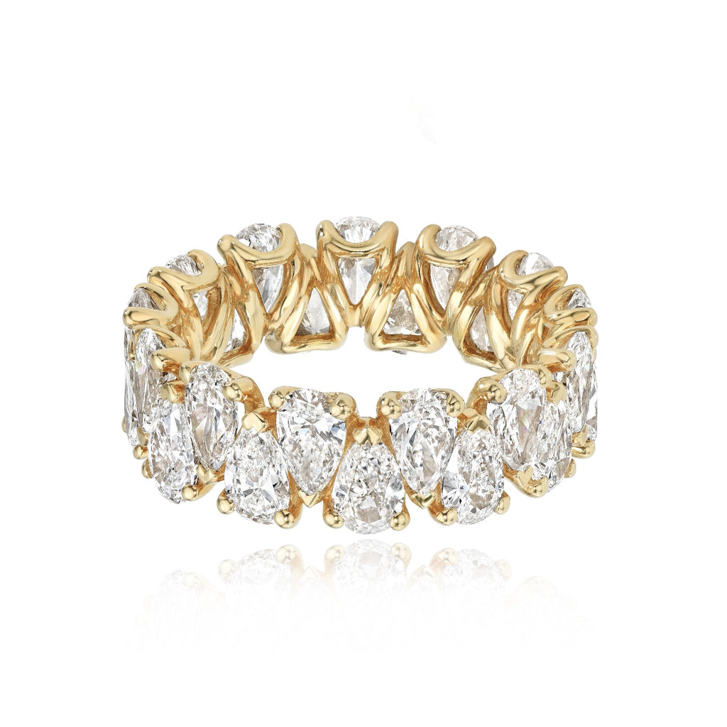 Bridal Pear Cut Eternity Ring