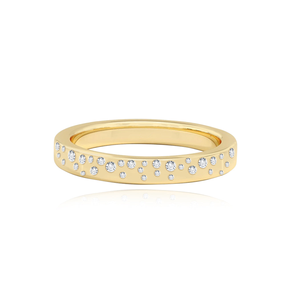 Cascade Diamonds Wedding Ring