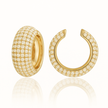 Load image into Gallery viewer, Pave Dome Ear Cuff

