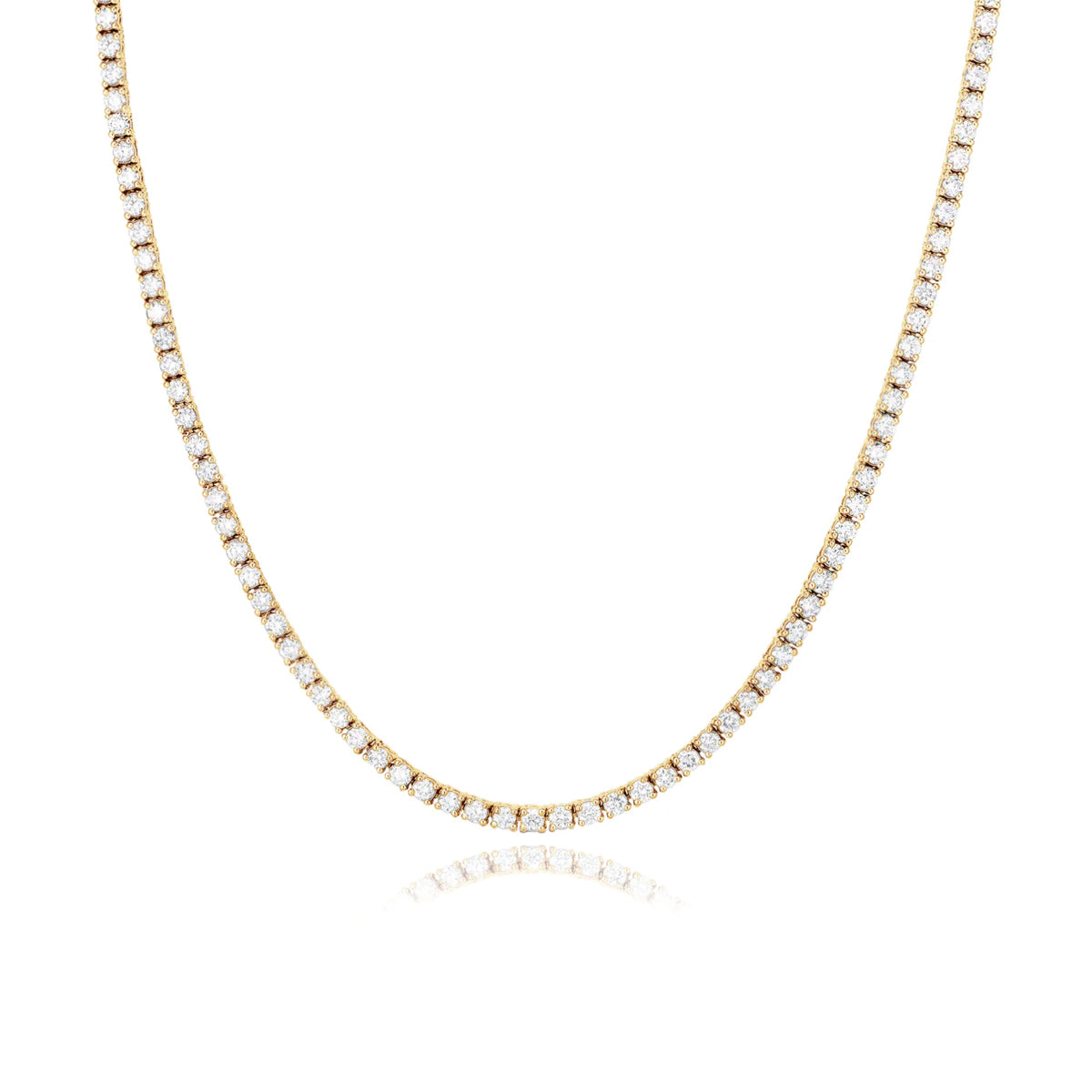 Classic Diamond Tennis Necklace