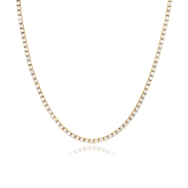 Classic Diamond Tennis Necklace