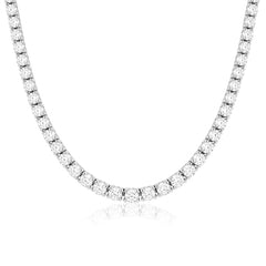 Classic Diamond Tennis Necklace