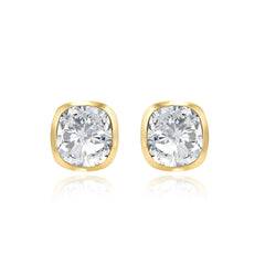 Cushion Diamond Studs