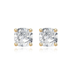 Cushion Diamond Studs