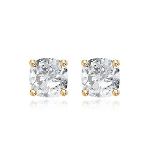 Cushion Diamond Studs