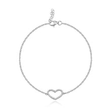 Load image into Gallery viewer, Cutout Pave Heart Bracelet
