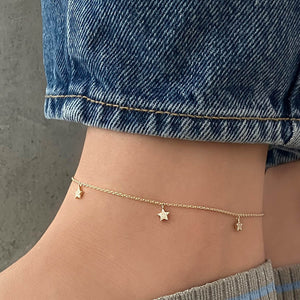Dangling Stars Anklet