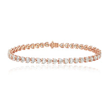 Load image into Gallery viewer, Heart Diamond Tennis Bracelet
