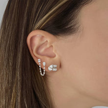 Load image into Gallery viewer, Two-Diamond Stud Earring (Single)
