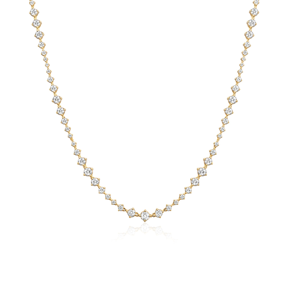 Dimensional Lab Diamond Tennis Necklace