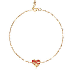 Dripping Scattered Heart Bracelet