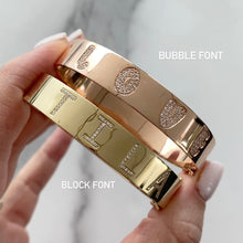 Load image into Gallery viewer, Jumbo Pave Personalized Bangle
