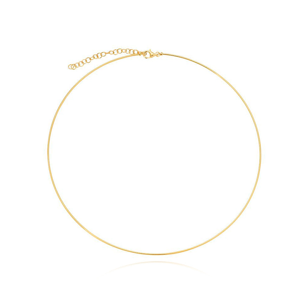 Gold Wire Necklace