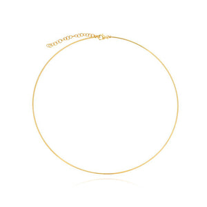 Gold Wire Necklace