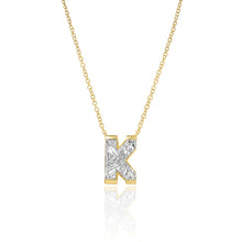 Load image into Gallery viewer, Initial Lab Diamond Necklace
