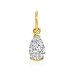 Half Bezel Lab Diamond Charm