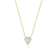 Load image into Gallery viewer, Half Bezel Lab Diamond Necklace
