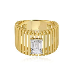 Lab Diamond Cage Ring