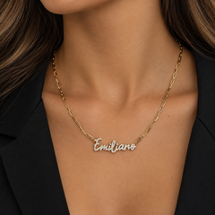 Diamond Name Necklace