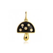 Load image into Gallery viewer, Enamel Mushroom Charm
