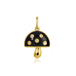 Enamel Mushroom Charm