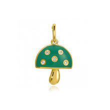 Load image into Gallery viewer, Enamel Mushroom Charm
