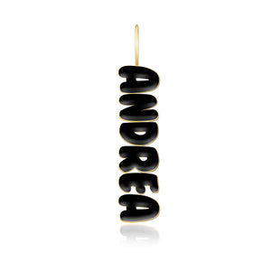 Enamel Name Charm