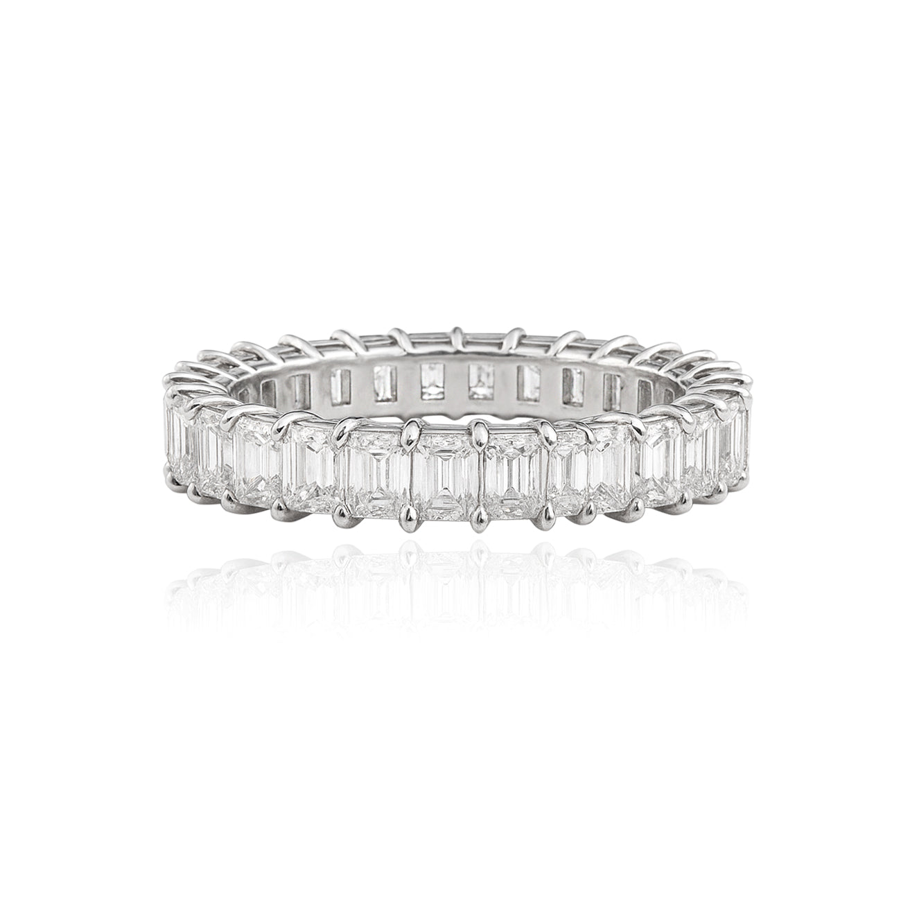 Emerald Cut Diamond Eternity Ring
