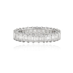 Emerald Cut Diamond Eternity Ring