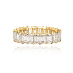 Emerald Cut Diamond Eternity Ring