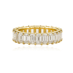 Emerald Cut Diamond Eternity Ring