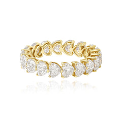 Heart Diamond Eternity Ring