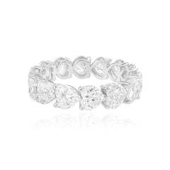 Heart Diamond Eternity Ring