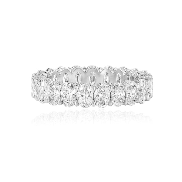 Oval Diamond Lab Eternity Ring