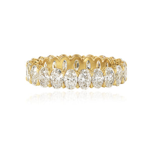 Oval Diamond Lab Eternity Ring