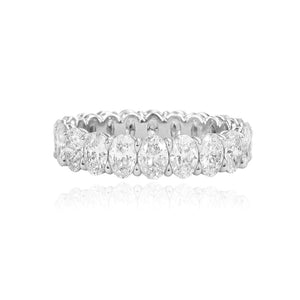 Oval Diamond Lab Eternity Ring