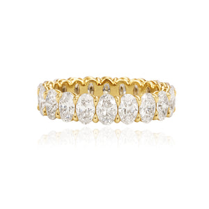 Oval Diamond Lab Eternity Ring