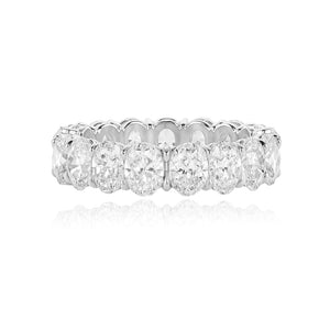 Oval Diamond Lab Eternity Ring