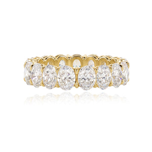 Oval Diamond Lab Eternity Ring