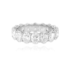 Load image into Gallery viewer, Oval Diamond Lab Eternity Ring
