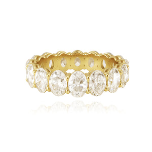 Oval Diamond Lab Eternity Ring