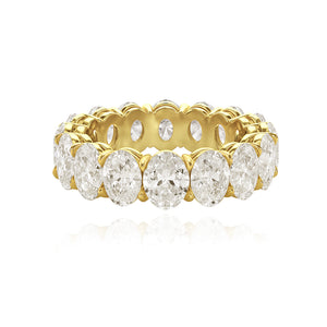 Oval Diamond Lab Eternity Ring