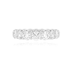 Round Diamond Lab Eternity Ring