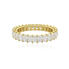 Load image into Gallery viewer, Radiant Diamond Lab Eternity Ring
