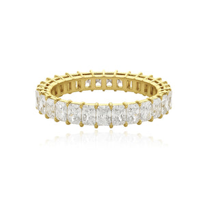 Radiant Diamond Lab Eternity Ring