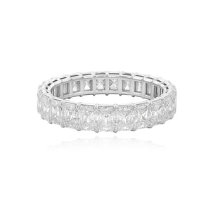 Radiant Diamond Lab Eternity Ring