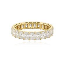 Load image into Gallery viewer, Radiant Diamond Lab Eternity Ring
