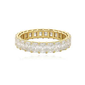 Radiant Diamond Lab Eternity Ring